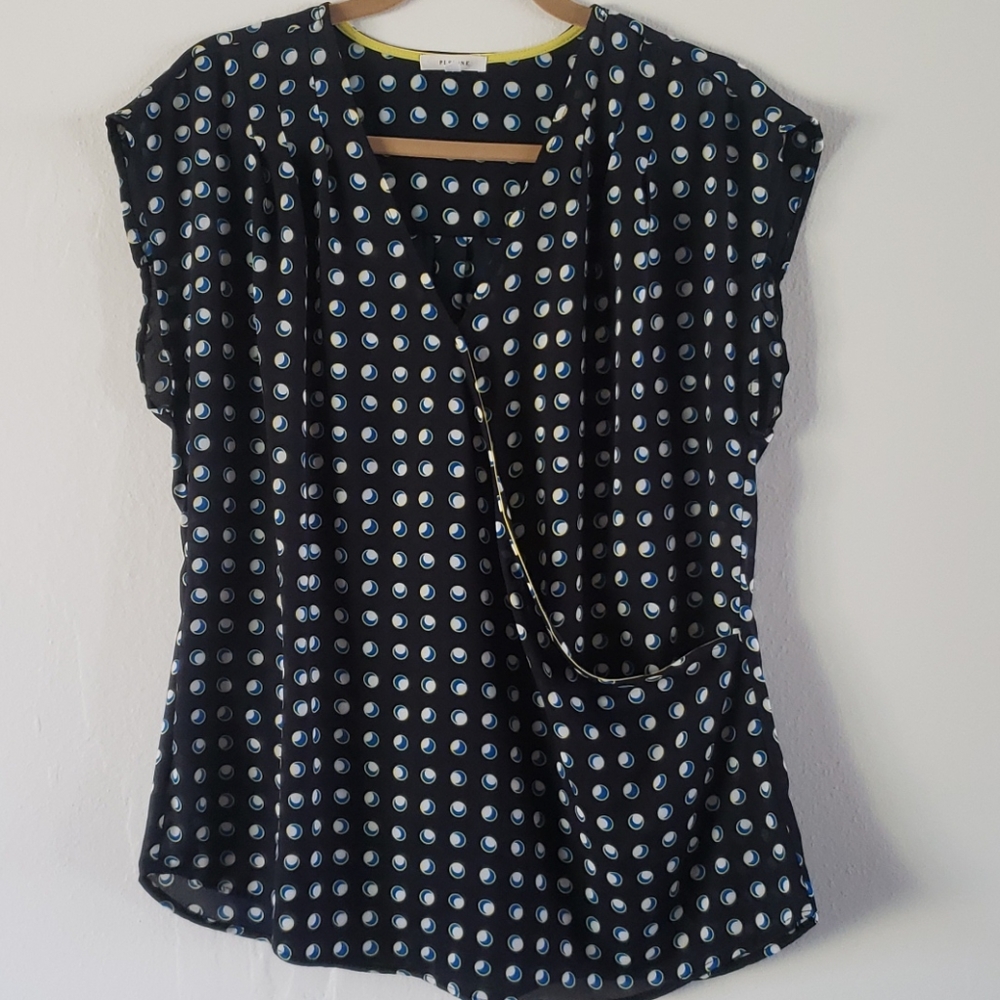 Pleione cap sleeve blouse